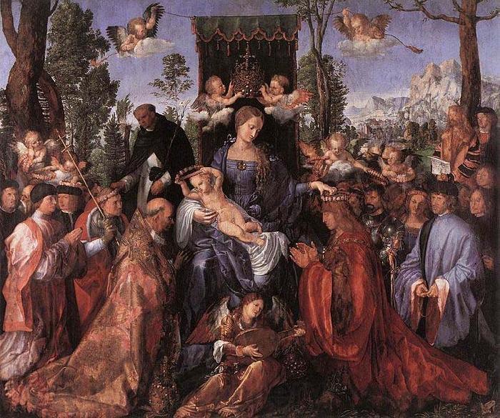 Albrecht Durer Feast of the Rose Garlands Spain oil painting art